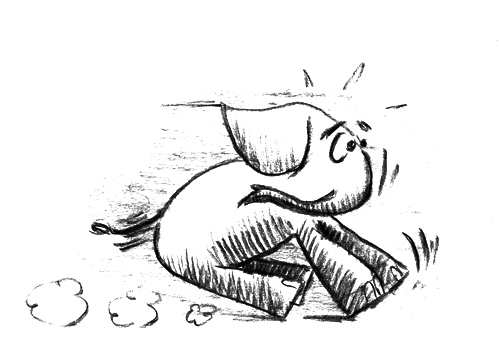 Teil eines Comic-Strips