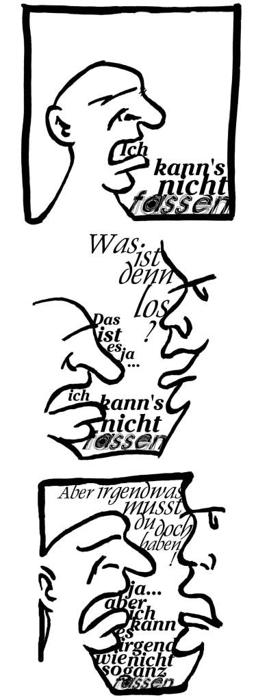 Ich kann's nicht fassen 1 Zweiteiliger Comic Strip